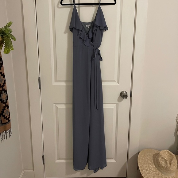 Wrap grey maxi dress - Picture 4 of 7